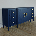 Большой Комод-буфет Elsa Dreams Blue с ящиками варинант исполнения - 3 | Loft Concept в Санкт-петербурге