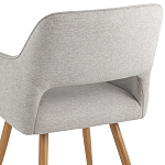 Стул в рогожке серого цвета NEASAN STOOL варинант исполнения - 6 | Loft Concept в Санкт-петербурге