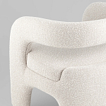 Кресло дизайнерское для лаунж зоны жемчужного цвета Pearl Lounge варинант исполнения - 5 | Loft Concept в Санкт-петербурге