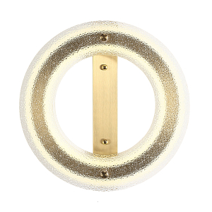 Бра круглое с эффектом морозного стекла Freezing Pattern