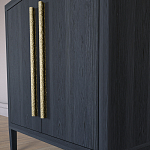 Современный Буфет Primo с 2 дверцами Черный дуб варинант исполнения - 5 | Loft Concept в Санкт-петербурге