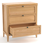 Комод с 3-мя ящиками светлый дуб Silva Oak Chest of Drawers варинант исполнения - 4 | Loft Concept в Санкт-петербурге