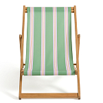 Шезлонг из акации и ткани Argentina варинант исполнения - 4 | Loft Concept в Санкт-петербурге