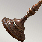 Торшер классического стиля цвета темная бронза с бежевым льяным абажуром Feiss варинант исполнения - 4 | Loft Concept в Санкт-петербурге