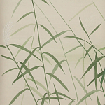 Обои ручная роспись Wild Grasses Special Colourway on Bleached Silver slub silk варинант исполнения - 1 | Loft Concept в Санкт-петербурге