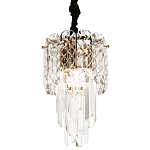 Подвесной хрустальный светильник Harmonica Crystal Gold Hanging Lamp варинант исполнения - 1 | Loft Concept в Санкт-петербурге