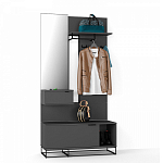 Вешалка настенная цвета графит Strict Lines варинант исполнения - 2 | Loft Concept в Санкт-петербурге