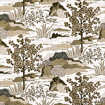 Ткань Velours landscape Beige пейзах N 1190 варинант исполнения - 1 | Loft Concept в Санкт-петербурге