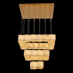 Люстра подвесная с квадратными плафонами из натурального камня Glowing Spheres варинант исполнения - 7 | Loft Concept в Санкт-петербурге