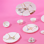 Десертная тарелка Seletti Kintsugi варинант исполнения - 2 | Loft Concept в Санкт-петербурге
