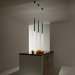 Подвсеной светильник светодиодный металлический цилиндрической формы Высота 100 см Trumpet tube варинант исполнения - 5 | Loft Concept в Санкт-петербурге