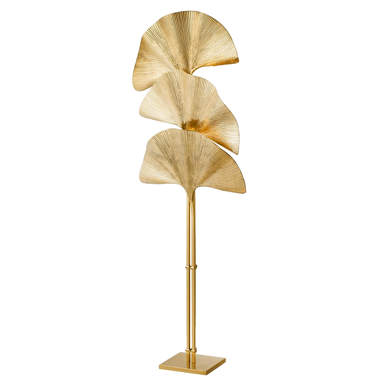 Торшер Eichholtz Floor Lamp Las Palmas Gold Золотой в Санкт-петербурге | Loft Concept 