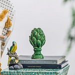 Статуэтка в виде артишока из зелёной керамики с глянцевыми лепестками Artichoke Decor  варинант исполнения - 6 | Loft Concept в Санкт-петербурге