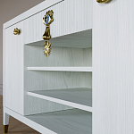 Комод-буфет Elsa Dreams White с открытыми полками   варинант исполнения - 7 | Loft Concept в Санкт-петербурге