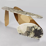 Консоль в виде овальных элементов Jinye console варинант исполнения - 2 | Loft Concept в Санкт-петербурге