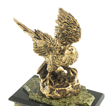 Часы настольные из натурального камня с декором в виде орла Eagle Stone Clock варинант исполнения - 9 | Loft Concept в Санкт-петербурге