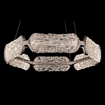 Люстра кольцевая с текстурным природным рисунком IceFlame варинант исполнения - 7 | Loft Concept в Санкт-петербурге