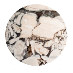 Столик журнальный с круглой мраморной столешницей Unique Stone Design варинант исполнения - 2 | Loft Concept в Санкт-петербурге