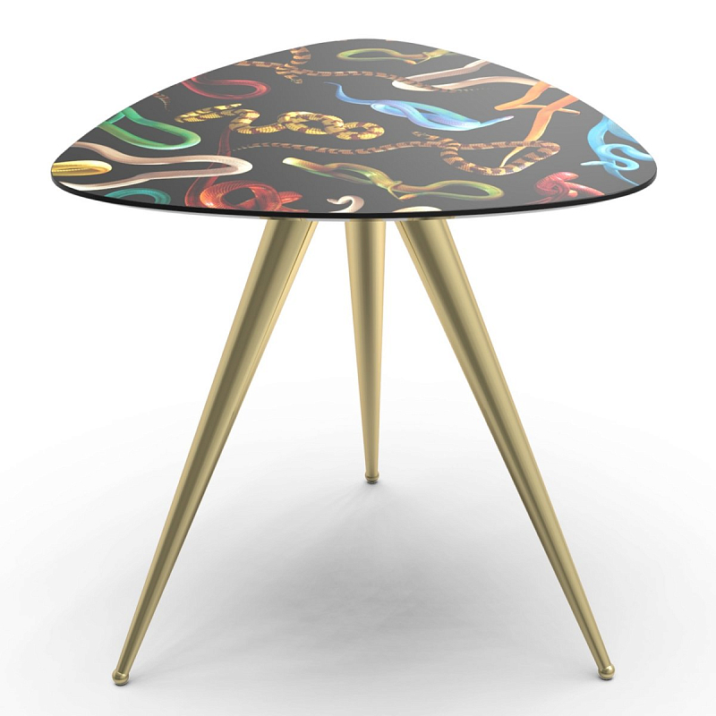 Журнальный стол Seletti Side Table Snakes Мульти Латунь в Санкт-петербурге | Loft Concept 