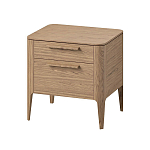 Тумба прикроватная с 2-мя выдвижными ящиками из массива дуба Type oak варинант исполнения - 1 | Loft Concept в Санкт-петербурге