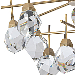 Люстра с хрустальными плафонами Esme Crystal Brass Chandelier варинант исполнения - 3 | Loft Concept в Санкт-петербурге