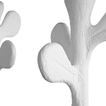 Люстра с белым каркасом и тканевыми абажурами Natural Stems варинант исполнения - 2 | Loft Concept в Санкт-петербурге