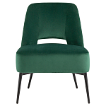 Мягкое кресло в зеленом велюре ALBA варинант исполнения - 2 | Loft Concept в Санкт-петербурге