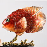 Статуэтка декоративная Рыбка-попугай Inhabitants of the Seas варинант исполнения - 5 | Loft Concept в Санкт-петербурге