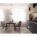 Прямая кухня с фасадом под дерево Maurice Kitchen Set варинант исполнения - 2 | Loft Concept в Санкт-петербурге