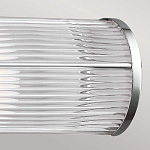 Бра для ванных комнат горизонтальное с 2-мя прозрачными рифлеными цилиндрическими плафонами Feiss варинант исполнения - 4 | Loft Concept в Санкт-петербурге