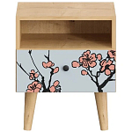 Прикроватная тумба с изображением на ящике Elise Nightstand варинант исполнения - 13 | Loft Concept в Санкт-петербурге