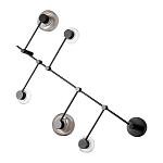 Бра с 5-ю плафонами разного диаметра и цвета Polyhedron варинант исполнения - 2 | Loft Concept в Санкт-петербурге