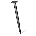 Обеденный стол с прямоугольной черно-золотой столешницей из стекла на 4-х металлических ножках Gold and Black Marble варинант исполнения - 5 | Loft Concept в Санкт-петербурге