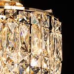 Потолочный светильник круглый с прозрачными подвесками Lunet варинант исполнения - 4 | Loft Concept в Санкт-петербурге