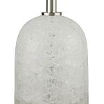 Настольная лампа с высоким тканевым абажуром Cracked Base варинант исполнения - 1 | Loft Concept в Санкт-петербурге