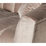 Диван трехместный велюровый серый Island of Comfort варинант исполнения - 3 | Loft Concept в Санкт-петербурге