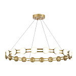 Люстра кольцевая с круглыми светодиодными источниками света Maxine Light варинант исполнения - 7 | Loft Concept в Санкт-петербурге