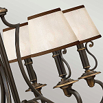 Люстра бронзового цвета с бежевыми абажурами из органзы в классическом стиле Hinkley варинант исполнения - 13 | Loft Concept в Санкт-петербурге