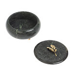 Шкатулка круглая из натурального камня змеевик Stone Casket варинант исполнения - 4 | Loft Concept в Санкт-петербурге