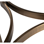 Столик журнальный с круглой мраморной столешницей Unique Stone Design варинант исполнения - 5 | Loft Concept в Санкт-петербурге