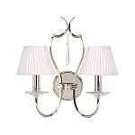 Бра с 2-мя лампами и подвеской из прозрачного стекла Elstead Lighting варинант исполнения - 2 | Loft Concept в Санкт-петербурге