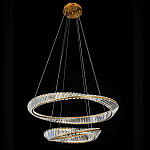 Люстра подвесная из 2-х колец Round Air Chandelier варинант исполнения - 1 | Loft Concept в Санкт-петербурге