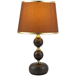 Настольная лампа с абажуром Altera Lampshade Brown Gold Table Lamp варинант исполнения - 1 | Loft Concept в Санкт-петербурге