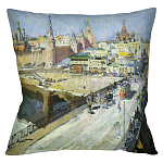 Подушка декоративная Москворецкий мост Impressionism in Art варинант исполнения - 1 | Loft Concept в Санкт-петербурге
