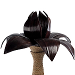 Настольная лампа черная INDONESIAN LAMPS варинант исполнения - 2 | Loft Concept в Санкт-петербурге