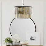 Люстра круглая с подвесками из натурального перламутра Nacre варинант исполнения - 2 | Loft Concept в Санкт-петербурге