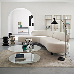 Приставной стол из сплава алюминия Solaris варинант исполнения - 3 | Loft Concept в Санкт-петербурге