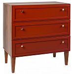 Комод красный из массива бука с 3-мя ящиками Wenge Light варинант исполнения - 1 | Loft Concept в Санкт-петербурге