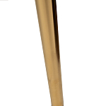 Стул бежевый из экокожи на золотых ножках Attribute of Elegance варинант исполнения - 5 | Loft Concept в Санкт-петербурге