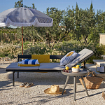 Диван-шезлонг черный Annet варинант исполнения - 7 | Loft Concept в Санкт-петербурге